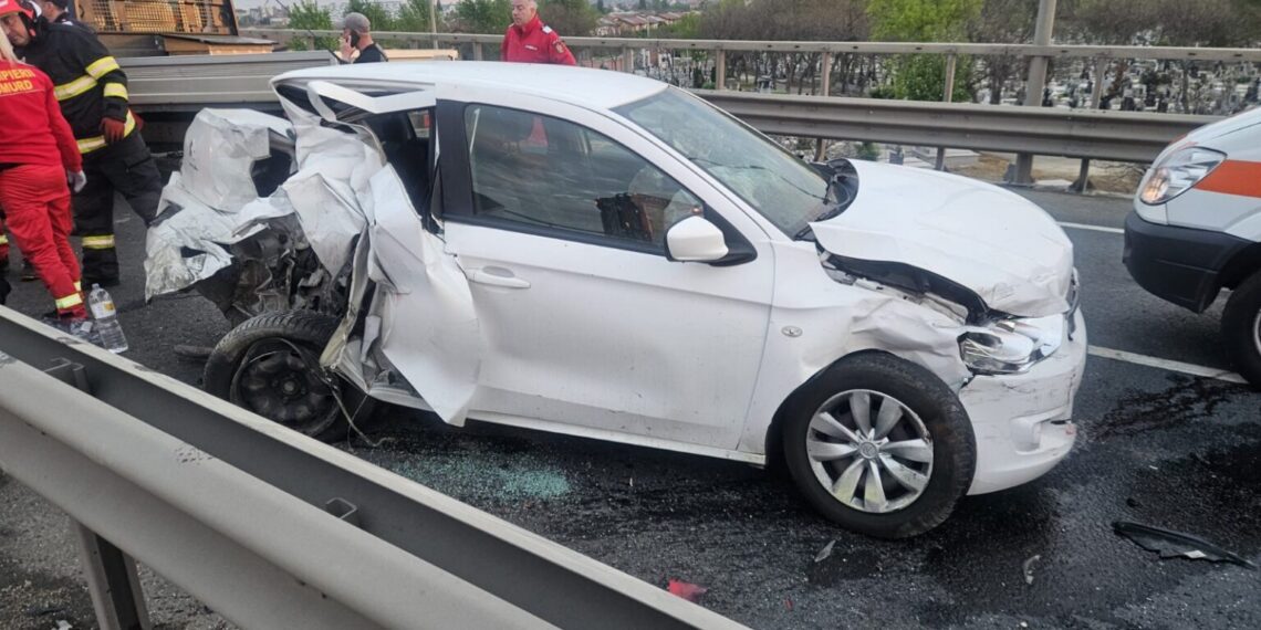 Cum s-a produs accidentul în lanț de pe strada Ogorului din Oradea