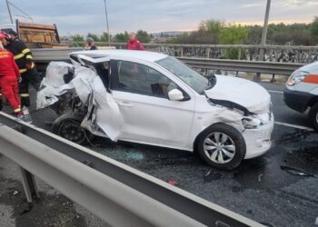 Cum s-a produs accidentul în lanț de pe strada Ogorului din Oradea