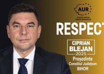 Ciprian Blejan, candidatul AUR pentru președinția CJB: „Bihorul are nevoie de oameni care spun lucrurilor pe nume”