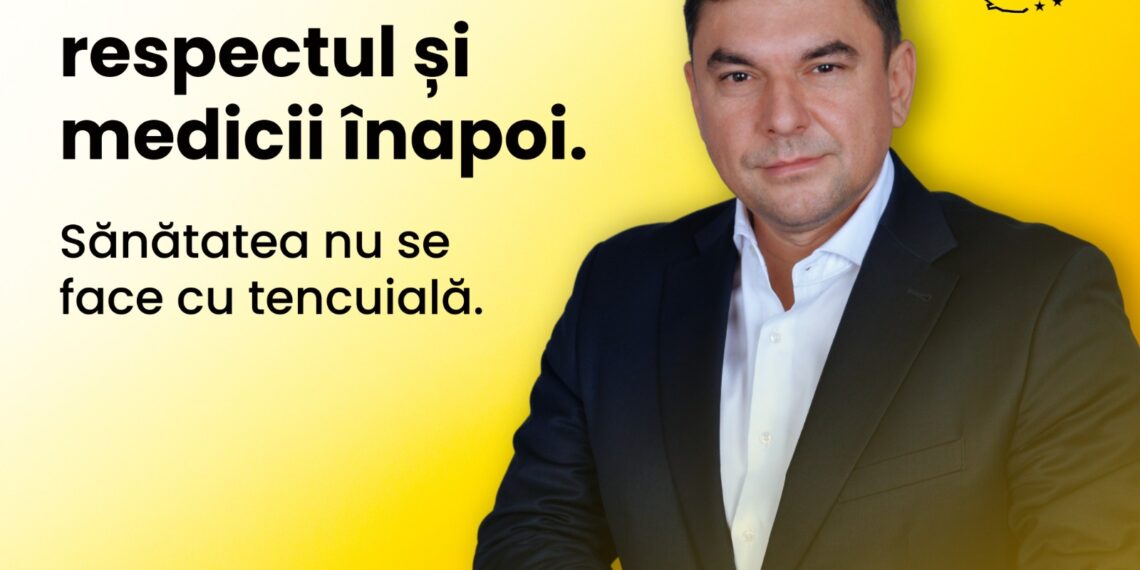 Sănătatea nu se face cu tencuială. Ciprian Blejan: Aducem respectul și medicii înapoi