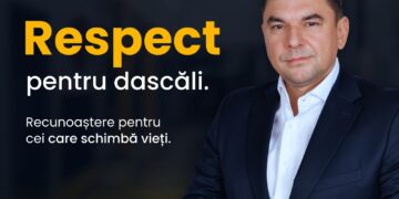 Ciprian Blejan: Respect pentru dascăli. Recunoaștere pentru cei care schimbă vieți.