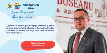 „Uniți pentru Nuria”: Valuri de speranță la Swimathon Oradea, susținute de Doseanu & Asociații