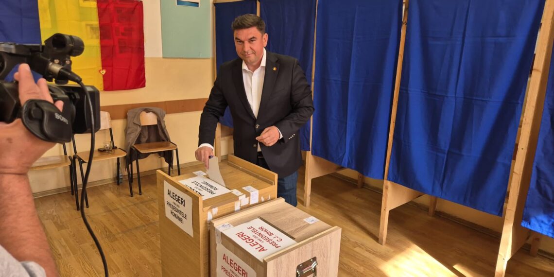 Ciprian Blejan, liderul AUR Bihor şi candidat la preşedenţia CJ Bihor,, despre vot: „Am votat pentru revenirea la ordinea constituțională. Puterea votului și puterea democrației trebuie respectate”