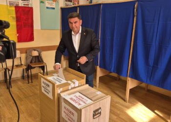 Ciprian Blejan, liderul AUR Bihor şi candidat la preşedenţia CJ Bihor,, despre vot: „Am votat pentru revenirea la ordinea constituțională. Puterea votului și puterea democrației trebuie respectate”