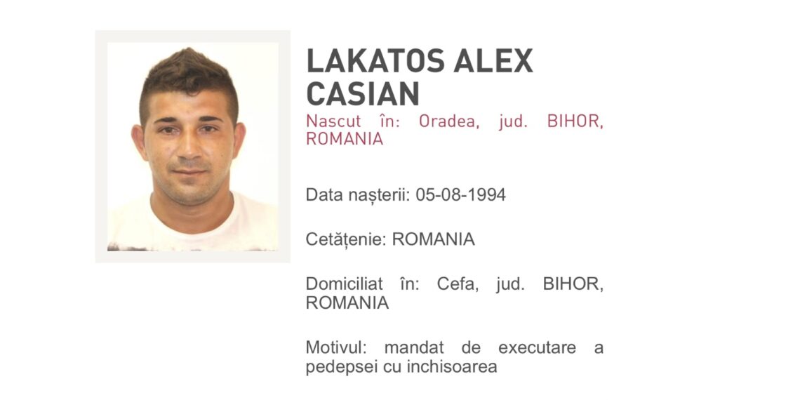 Bărbat din Bihor, dat în urmărire națională după condamnare definitivă pentru pornografie infantilă