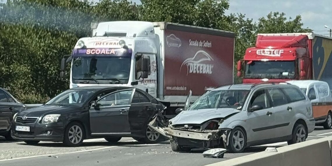 Accident violent pe Centura Oradea: trafic afectat temporar