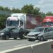 Accident violent pe Centura Oradea: trafic afectat temporar
