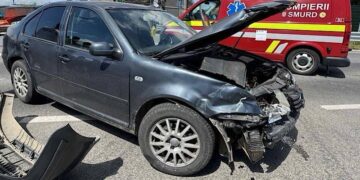 Coliziune între două autoturisme pe centura orașului Aleșd: o intersecție periculoasă lovește din nou