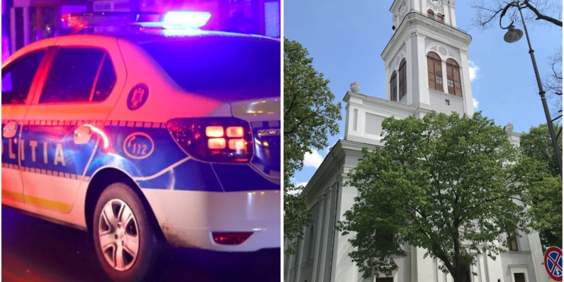 Vandalizarea unei biserici și distrugerea unei mașini de poliție: preocupările unui adolescent de 17 ani din Bihor