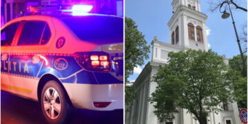 Vandalizarea unei biserici și distrugerea unei mașini de poliție: preocupările unui adolescent de 17 ani din Bihor