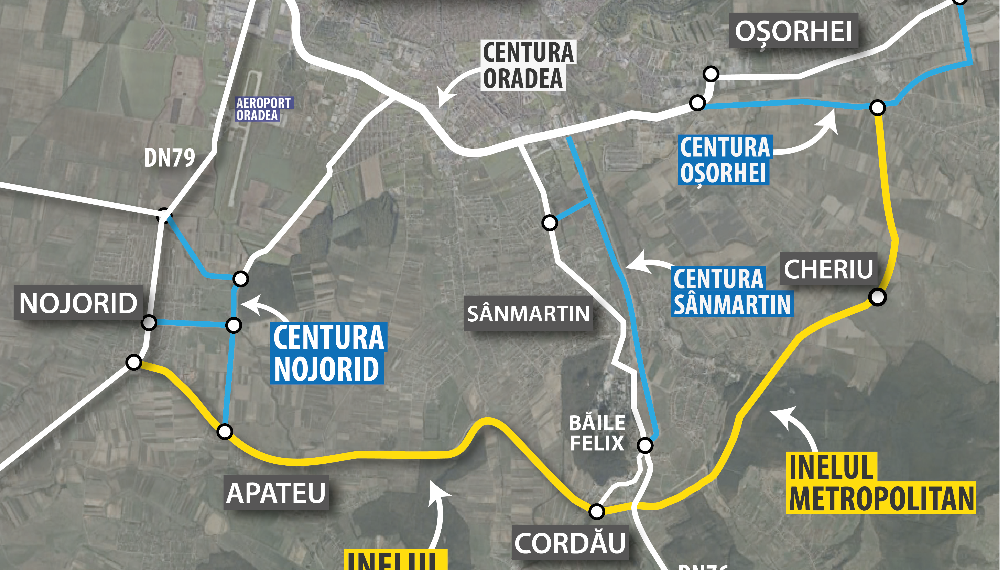 Inelul Rutier Metropolitan Oradea se deschide complet circulației începând cu 28 iunie