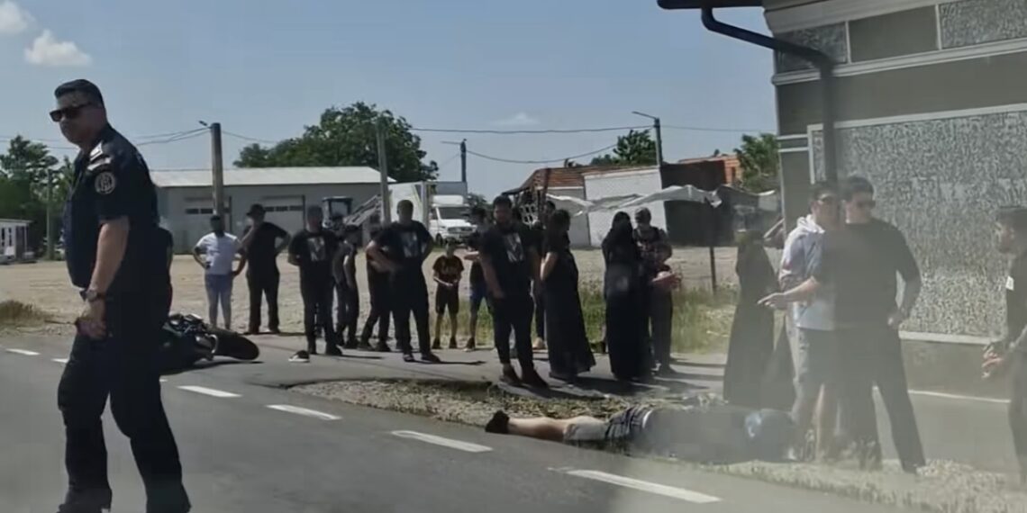 Accident rutier grav în Tileagd: motociclist rănit și transportat la spital