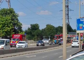 Accident grav pe Centura Oradea: motociclist lovit de un autoturism