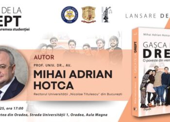„Gașca de la Drept” vine la Oradea: un eveniment editorial cu parfum de studenție și emoția debutului cinematografic