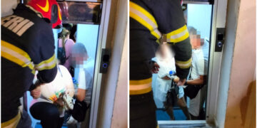 Intervenție de urgență pe strada Corneliu Coposu: șase oameni, scoși dintr-un lift blocat