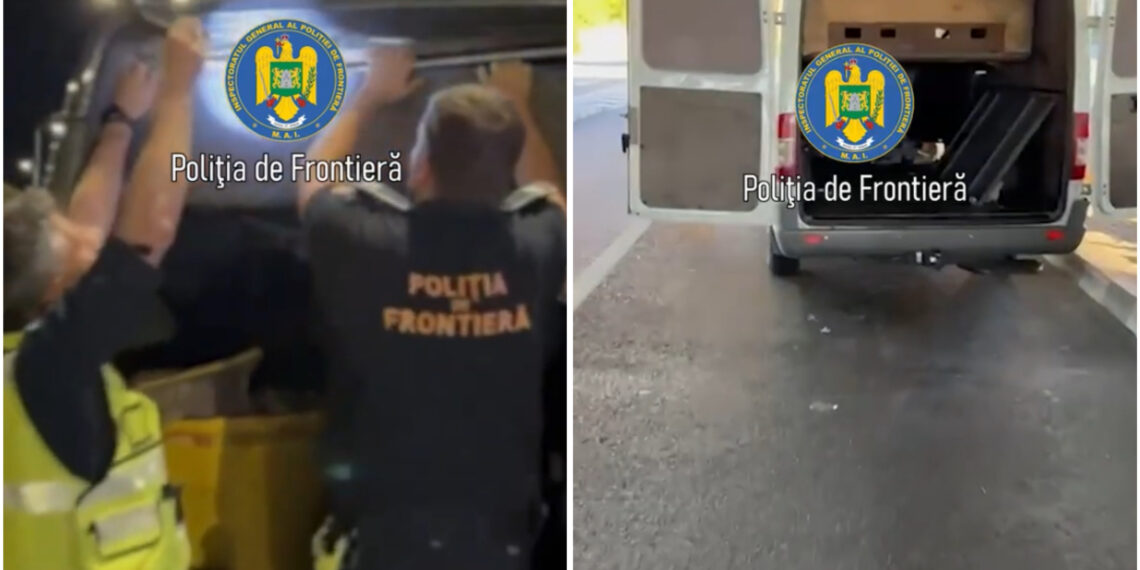 Țigări de contrabandă de peste 260.000 lei, depistate în două autoutilitare în Borș