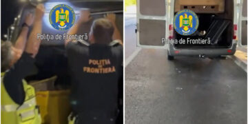 Țigări de contrabandă de peste 260.000 lei, depistate în două autoutilitare în Borș