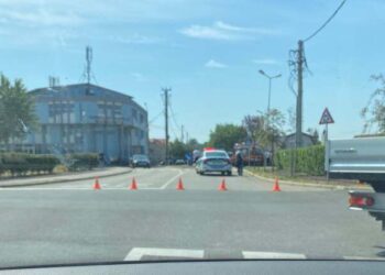 Motociclist rănit într-un accident rutier la intersecția străzilor Barcăului și Greierului din Oradea
