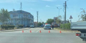 Motociclist rănit într-un accident rutier la intersecția străzilor Barcăului și Greierului din Oradea