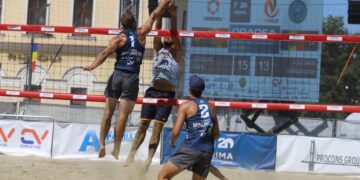 Beach volleyball; Duminică se joacă pentru medalii în Piața Unirii