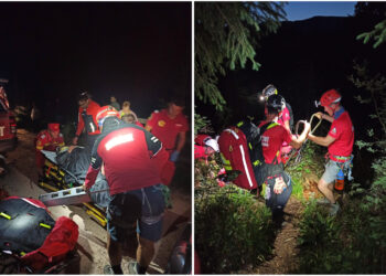 Salvare contra cronometru: turistă evacuată din canionul Cetățile Rădesei după o intervenție de 5 ore