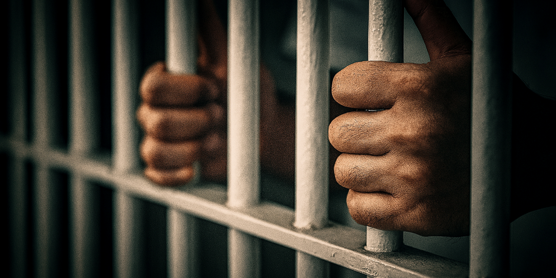 Executarea pedepsei: Orădean condamnat pentru loviri, prins și încarcerat de către polițiști.