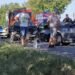 Accident cu trei autoturisme pe DN 19E, la ieșire din Cauaceu