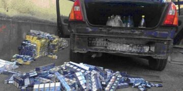 Contrabandă cu tutun în Bihor: marfă de peste 30.000 lei, descoperită în mașini