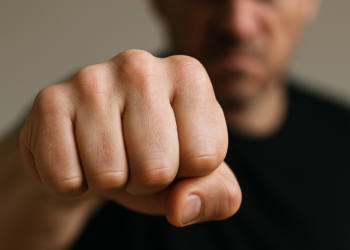 Avocat bătut în plină stradă de propriul client. Agresorul are antecedente penale și a fost arestat preventiv.