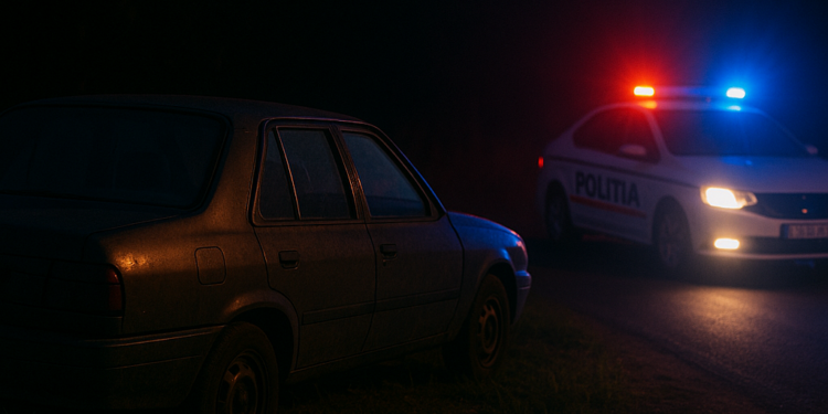 Adolescent de 16 ani, reținut după o cursă ilegală pe drumurile din Bihor. A condus fără permis și a refuzat să oprească la semnalele polițiștilor.