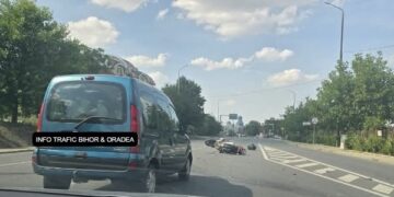 Accident pe DN76: motociclist rănit la ieșirea din Sânmartin