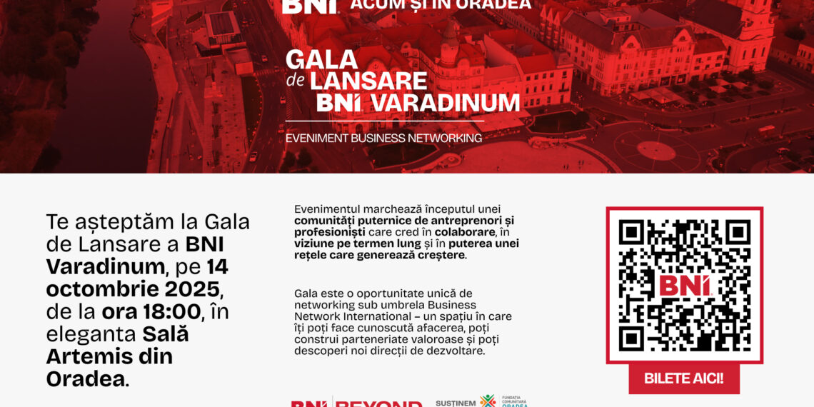BNI Varadinum: lansarea celui mai mare grup de antreprenori din România, un moment istoric pentru Oradea