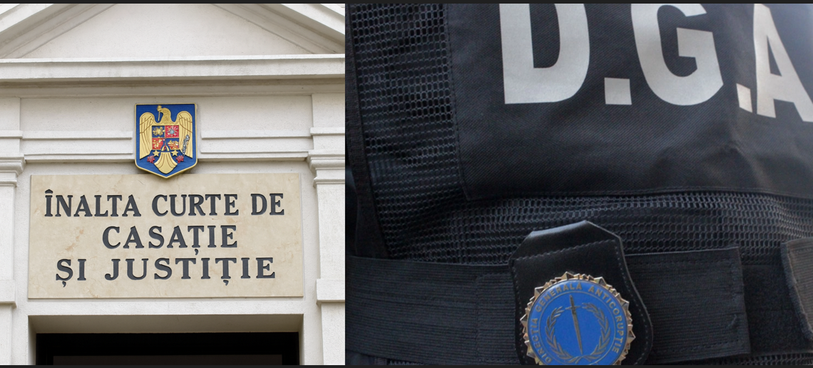 Înalta Curte de Casație și Justiție: Lucrătorii DGA pot efectua acte de cercetare penală doar în cauze de corupție ce implică personalul MAI