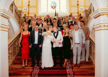 Nuntă ca-n povești! Marius Balogh campionul mondial la minifotbal s-a căsătorit cu aleasa inimii Lavinia