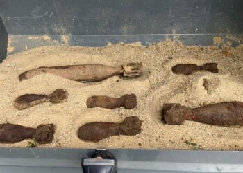 ISU Bihor, intervenție de urgență: bombe din război găsite în curtea unui localnic