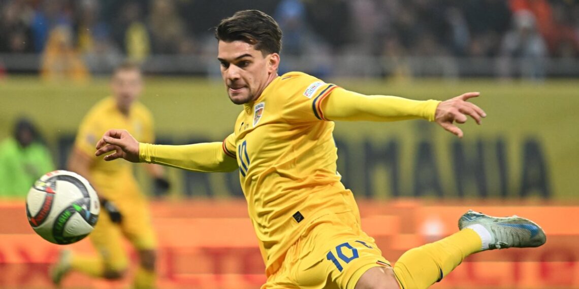 Ianis Hagi înscrie golul victoriei cu Moldova