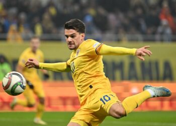 Ianis Hagi înscrie golul victoriei cu Moldova