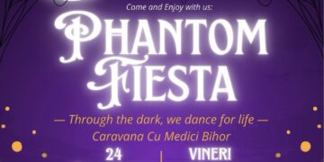 Halloween caritabil cu ritm latino: Caravana cu Medici Bihor transformă distracția în fapte bune