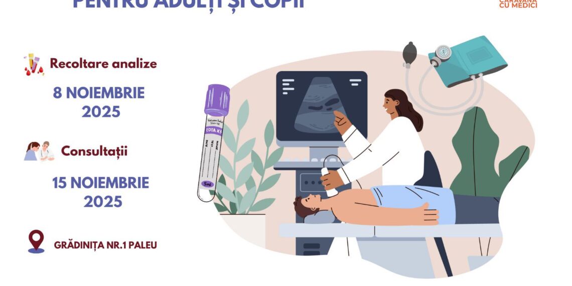 Caravana cu Medici Bihor aduce, din nou, sănătatea mai aproape de oamenii din Paleu