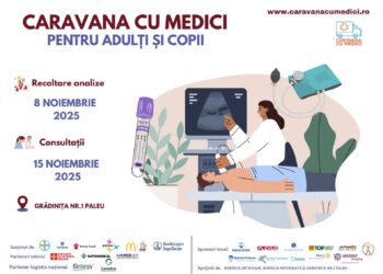 Caravana cu Medici Bihor aduce, din nou, sănătatea mai aproape de oamenii din Paleu