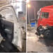 Accident grav pe Centura Oradea: mașină făcută praf după impactul cu un TIR