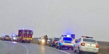 Accident grav la ieșire din Oradea: Șofer resuscitat la fața locului