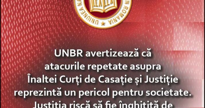 Sursă foto: pagina facebook UNBR