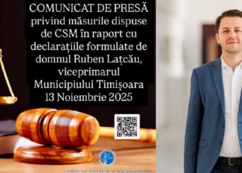 Sursă foto: pagina de facebook CSM și pagina personală facebook Ruben Lațcău-viceprimar Timișoara