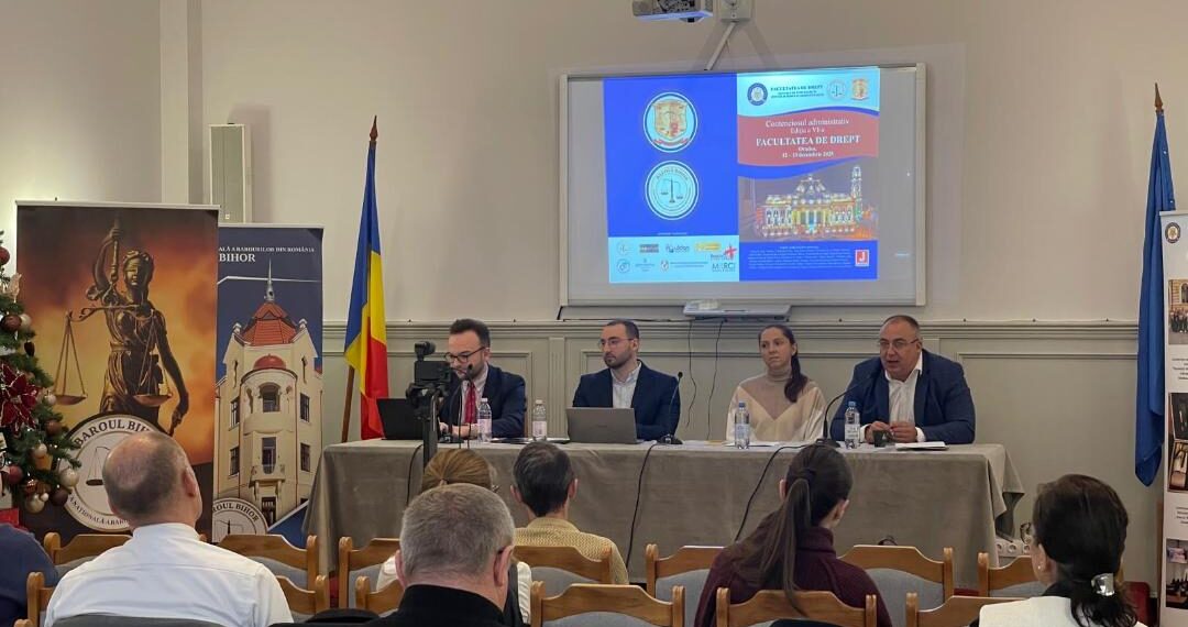 Facultatea de Drept Oradea – pol de excelență în dezbaterea juridică și administrativă: o conferință de referință și două lansări de carte în decembrie