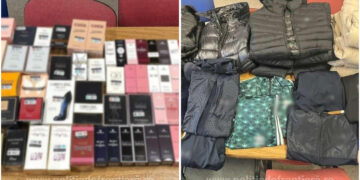 Captură la graniță! 80 de parfumuri și zeci de haine contrafăcute, găsite într-un singur autoturism