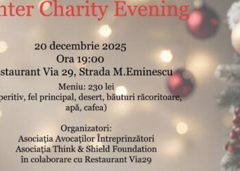 „Winter Charity Evening” – Avocații Întreprinzători din Bihor mobilizează comunitatea pentru sprijinirea familiilor vulnerabile