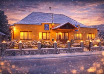 Crăciun Fericit! Primăria comunei Balc, în lumină de sărbătoare