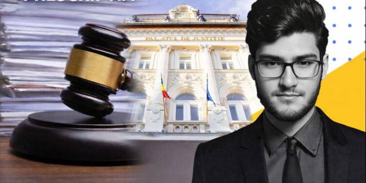 Ștefan Deleanu, profesionist în IT și AI, activ în spațiul public prin postări documentate despre justiție, administrație și realități instituționale, bazate pe date și răspunsuri oficiale. Sursă foto: pagina personală de facebook În fundal Curtea de Apel Oradea