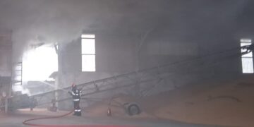 Patru incendii în județul Bihor, în doar 13 ore. Pompierii au intervenit în Săcueni, Oradea, Ștei și Nucet